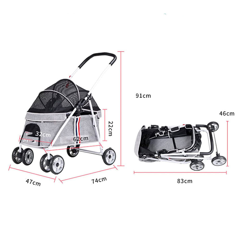 Coche para Perros Medianos