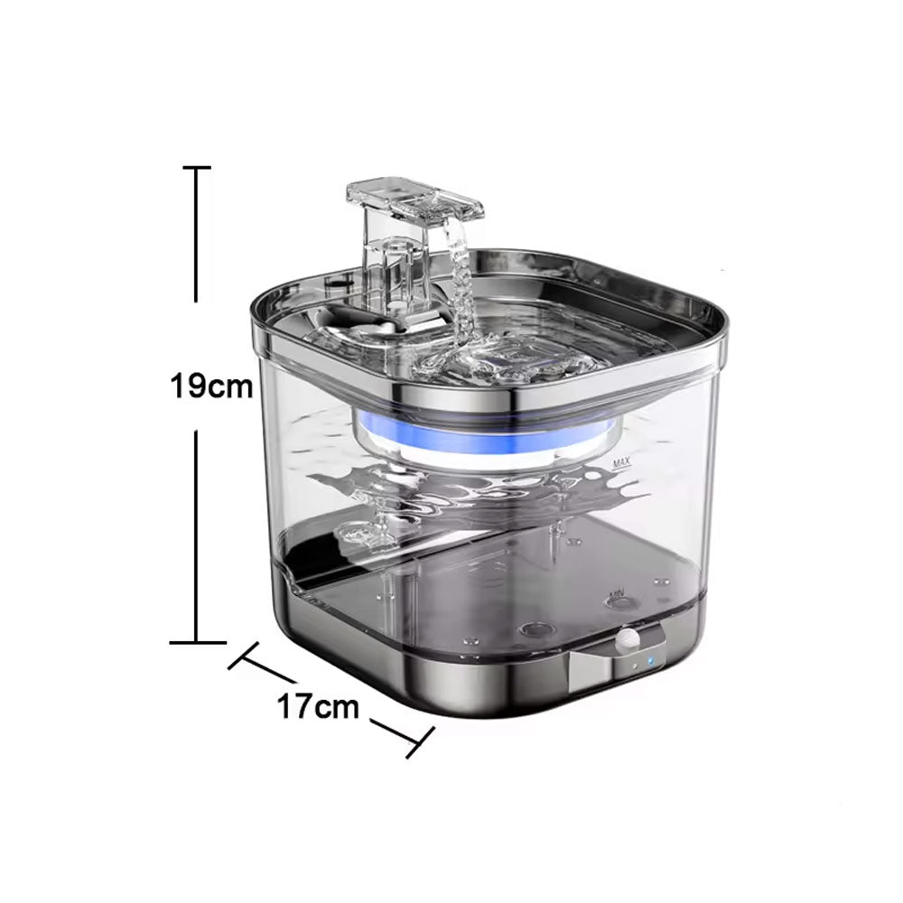 Fuente de Agua Inalámbrica con Sensor de Movimiento